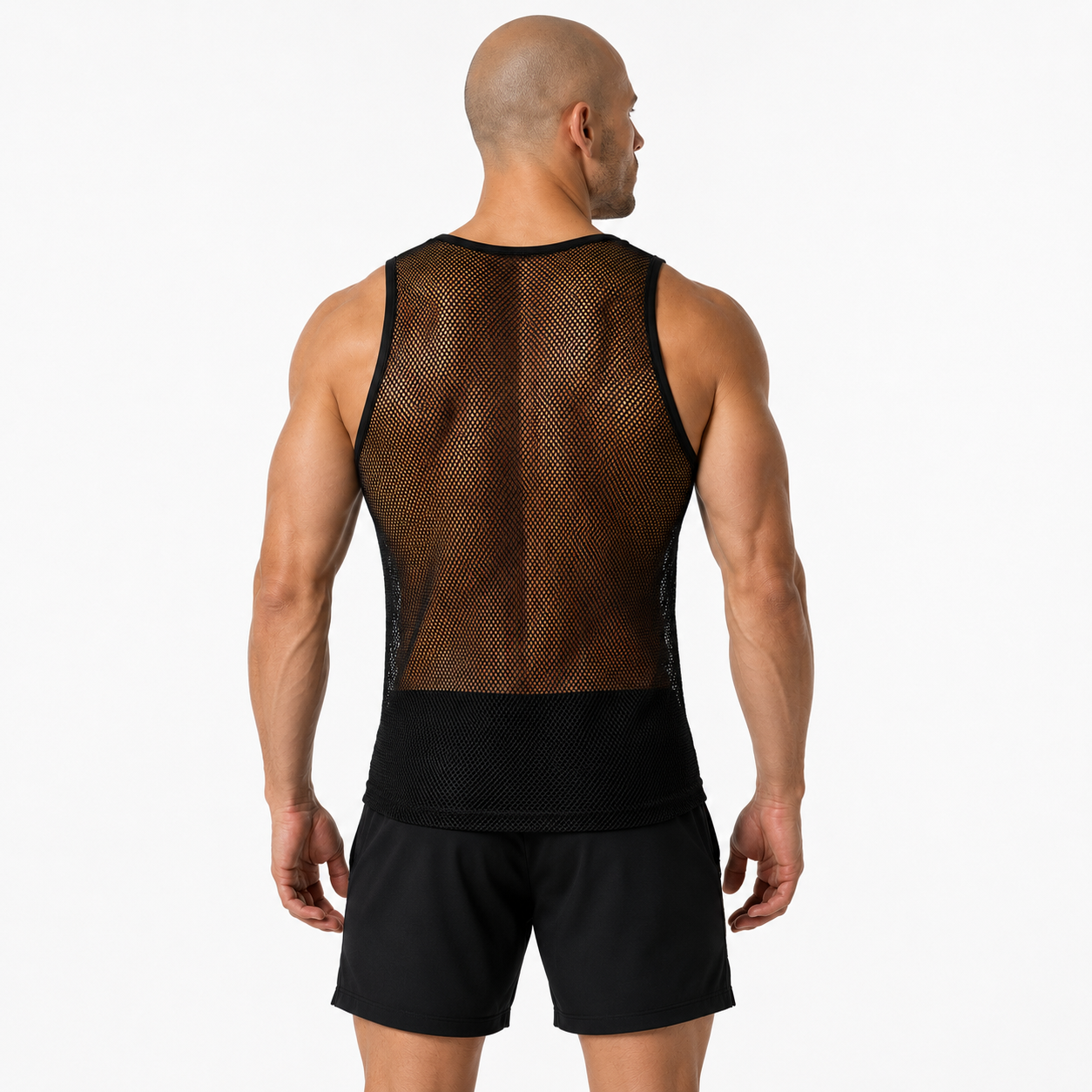 MESH MIXED TANK TOP