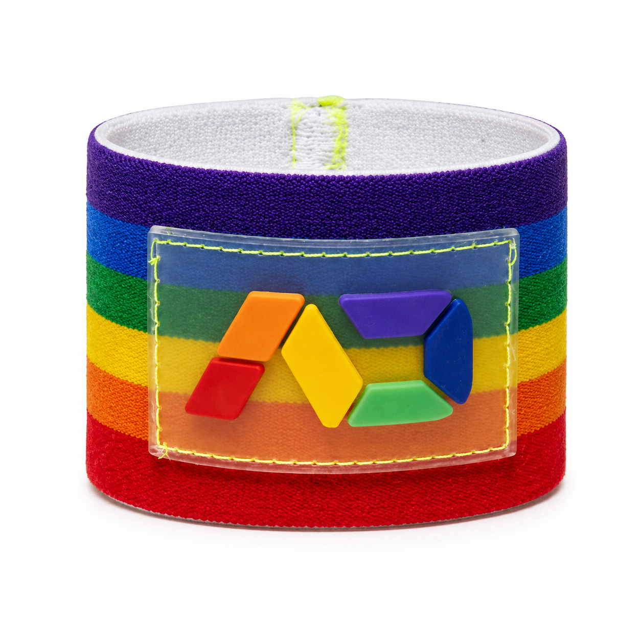 AD RAINBOW THICK WRISTBAND