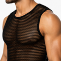 OPENWORK FABRIC TANK TOP