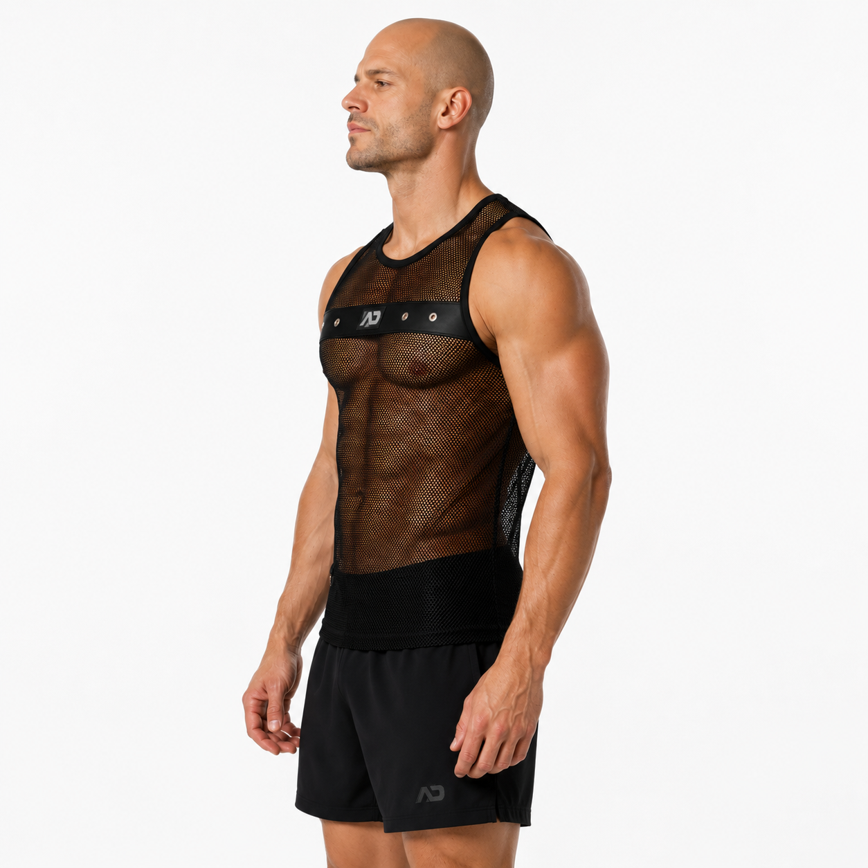 MESH MIXED TANK TOP
