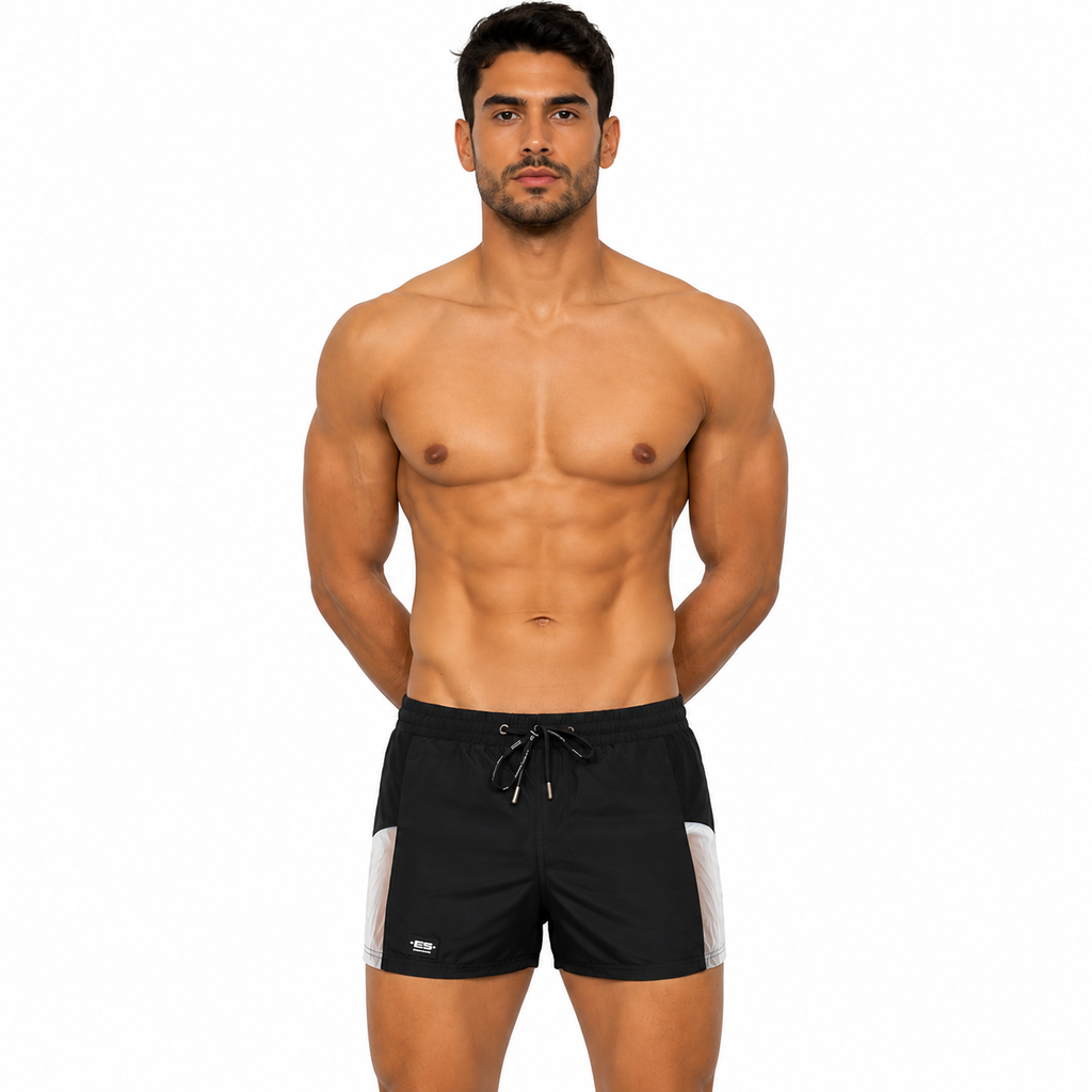 C-THROUGH POCKET SHORT